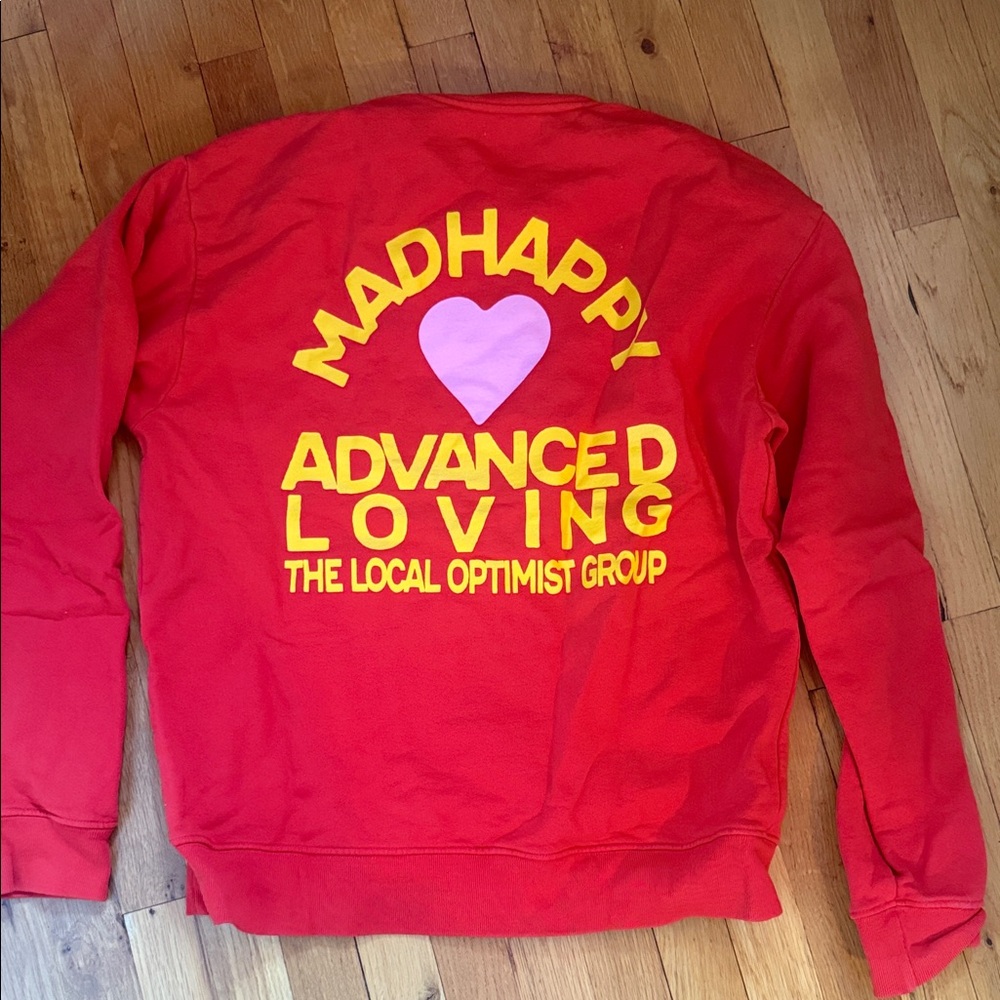 Madhappy Bold Red Crewneck - Picture 4 of 5